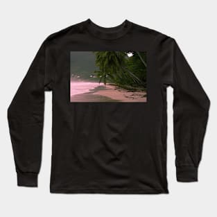 Morning Light on Tropical Coast Long Sleeve T-Shirt